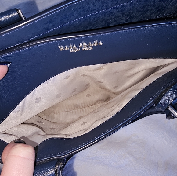 Kate Spade Cameron Medium Lavender Satchel AND Large Continental Wallet Set ♠ - Picture 5 of 16